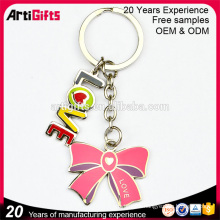 Custom souvenir funny couple LOVE weeding keychain